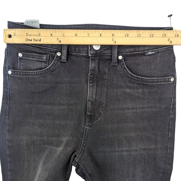 Mavi Jeans Scarlett Super High Rise Super Skinny Jeans Womens 27 Black NEW - Picture 9 of 12